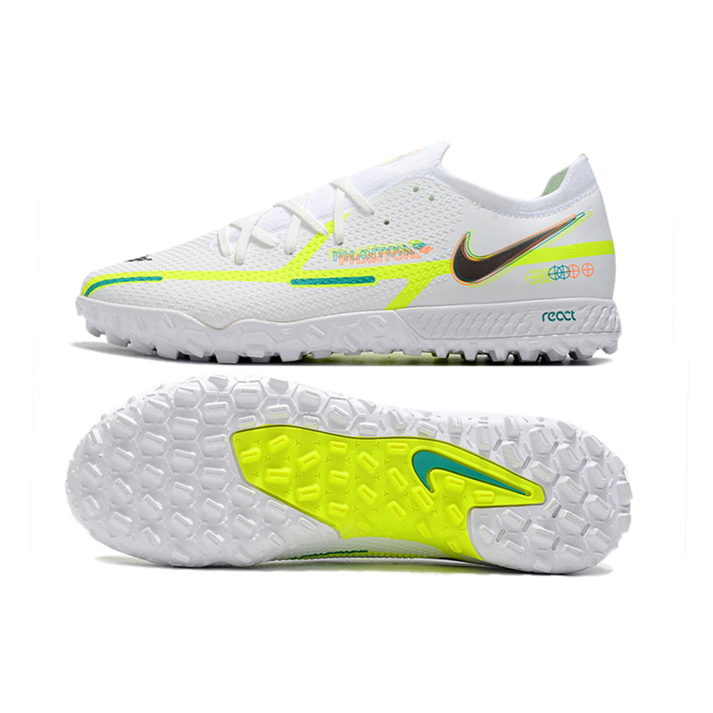 Chuteira Society Nike Phantom GT Elite TF Branca 