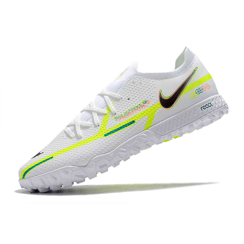 Chuteira Society Nike Phantom GT Elite TF Branca 