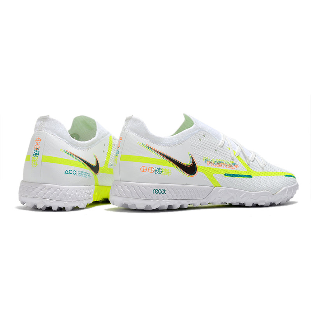 Chuteira Society Nike Phantom GT Elite TF Branca 