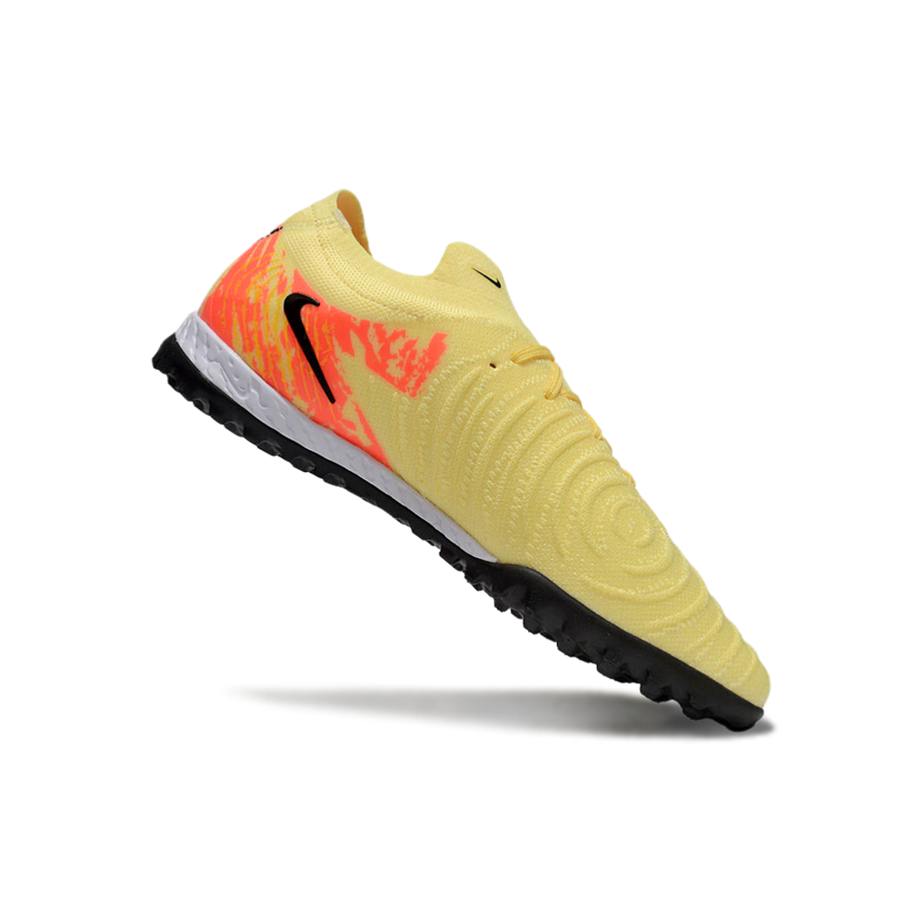 Chuteira Society Nike Phantom GX 2 Elite TF Amarela e Laranja