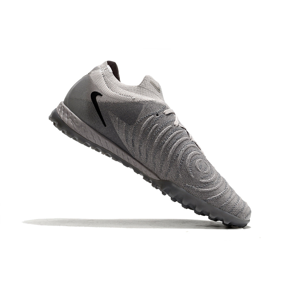 Chuteira Society Nike Phantom GX 2 Elite TF Cinza e Preta 