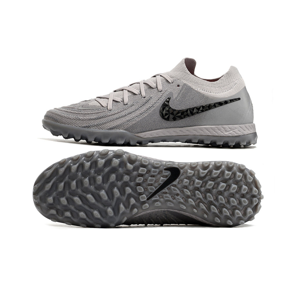 Chuteira Society Nike Phantom GX 2 Elite TF Cinza e Preta 
