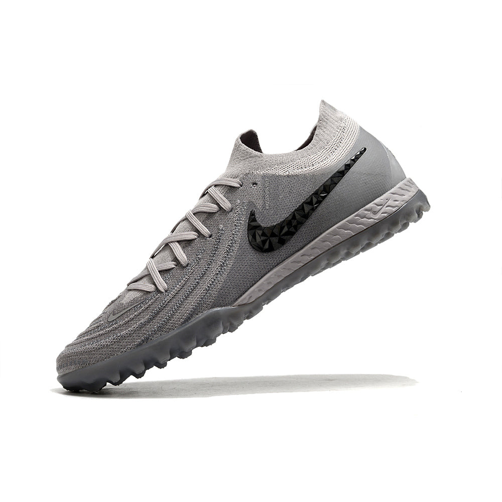 Chuteira Society Nike Phantom GX 2 Elite TF Cinza e Preta 