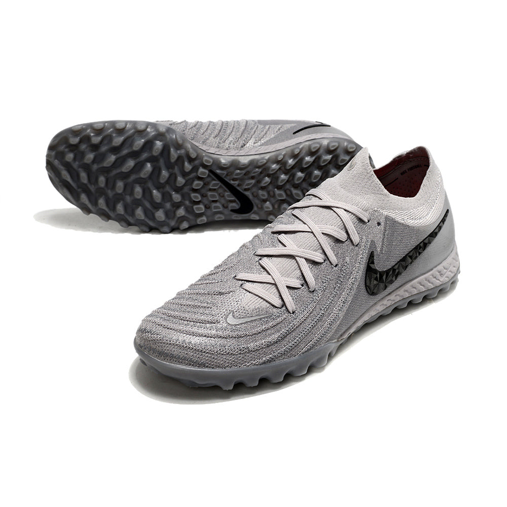 Chuteira Society Nike Phantom GX 2 Elite TF Cinza e Preta 
