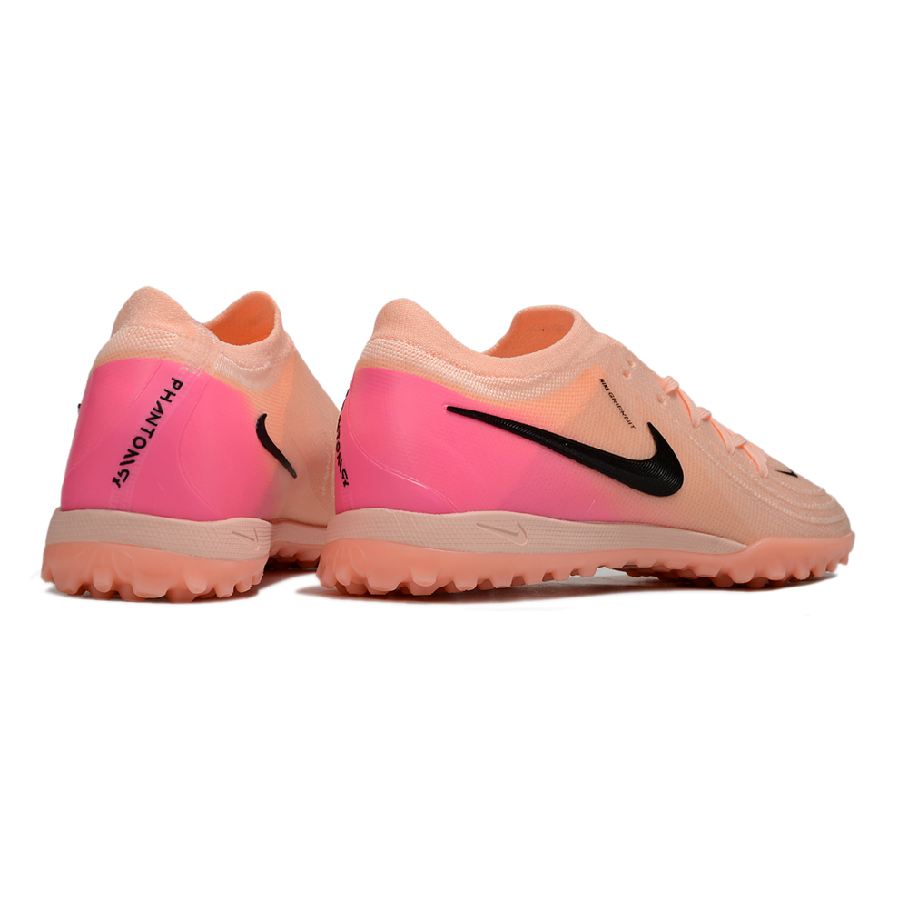 Chuteira Society Nike Phantom GX 2 Elite TF Rosa e Preto 