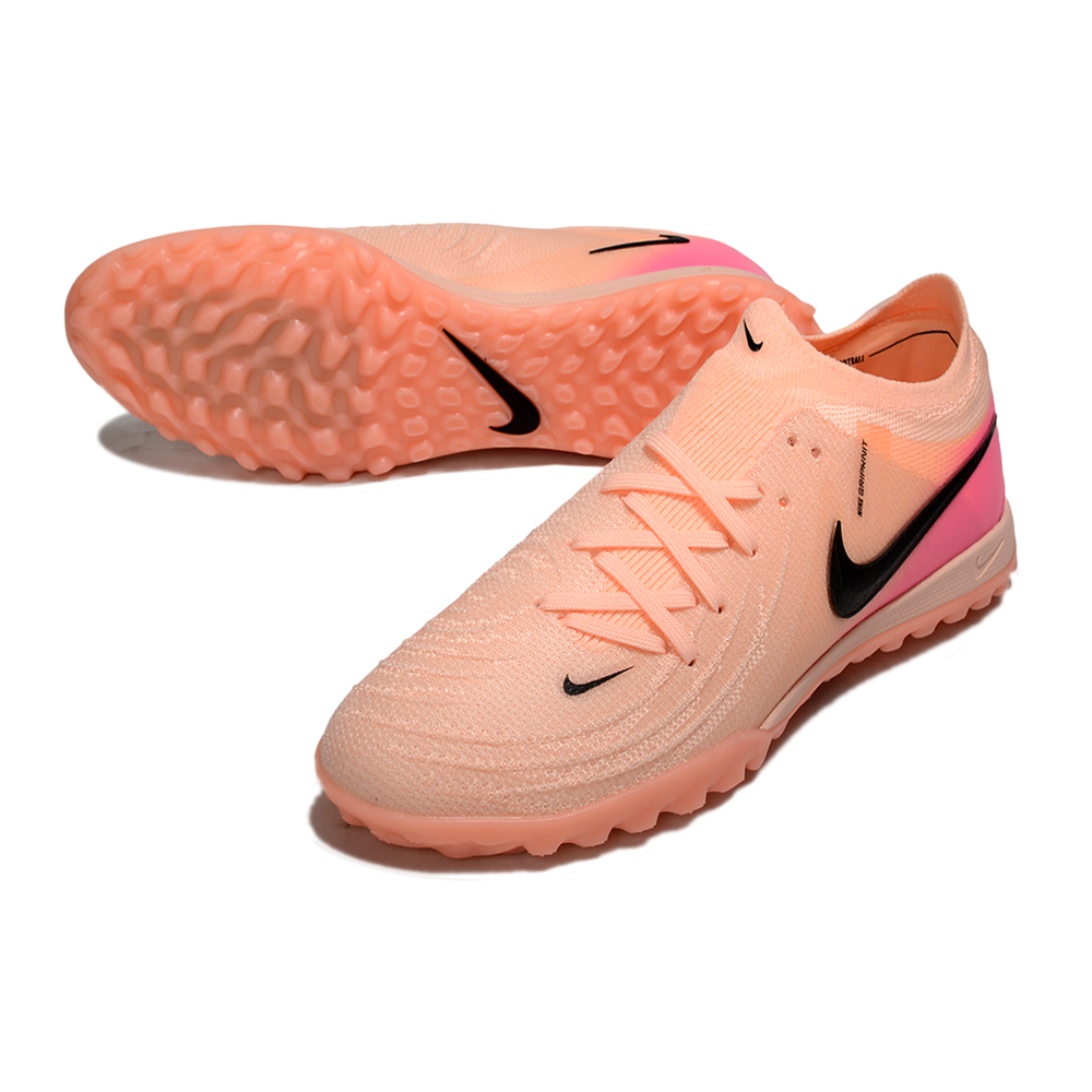 Chuteira Society Nike Phantom GX 2 Elite TF Rosa e Preto 