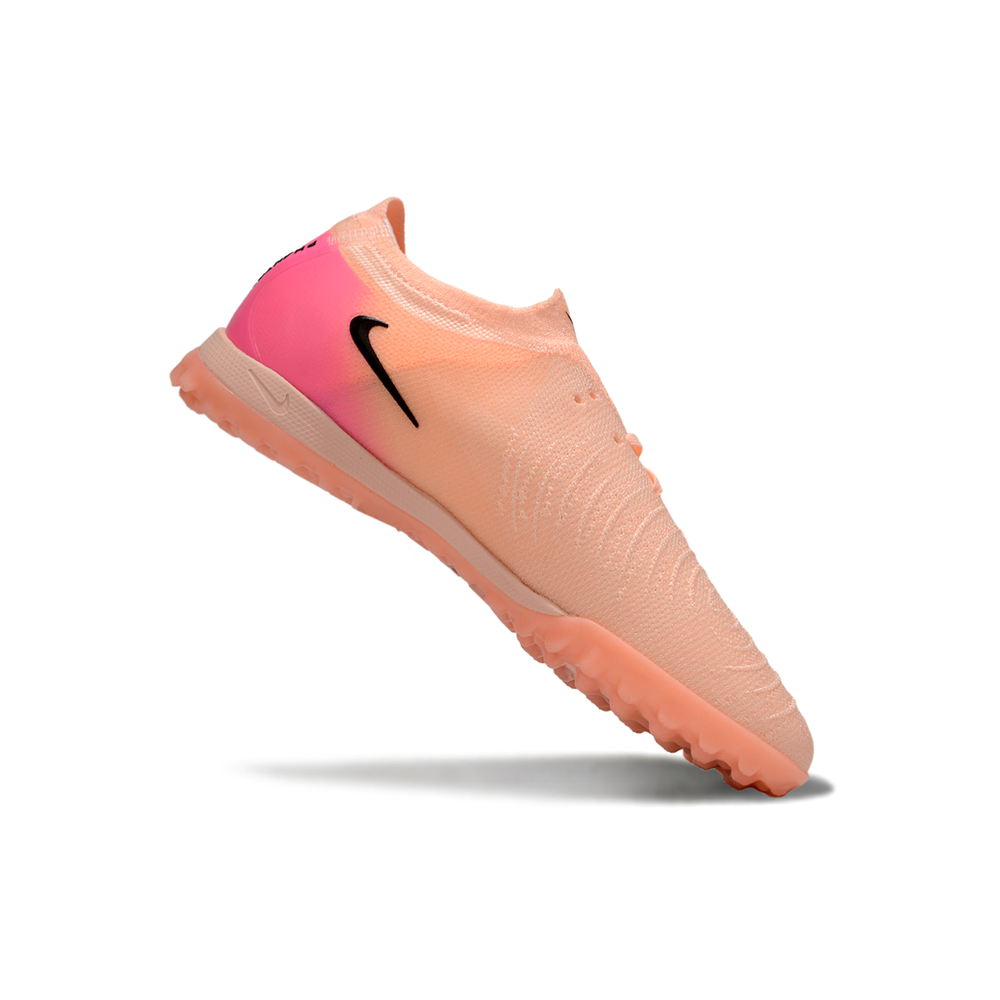 Chuteira Society Nike Phantom GX 2 Elite TF Rosa e Preto 