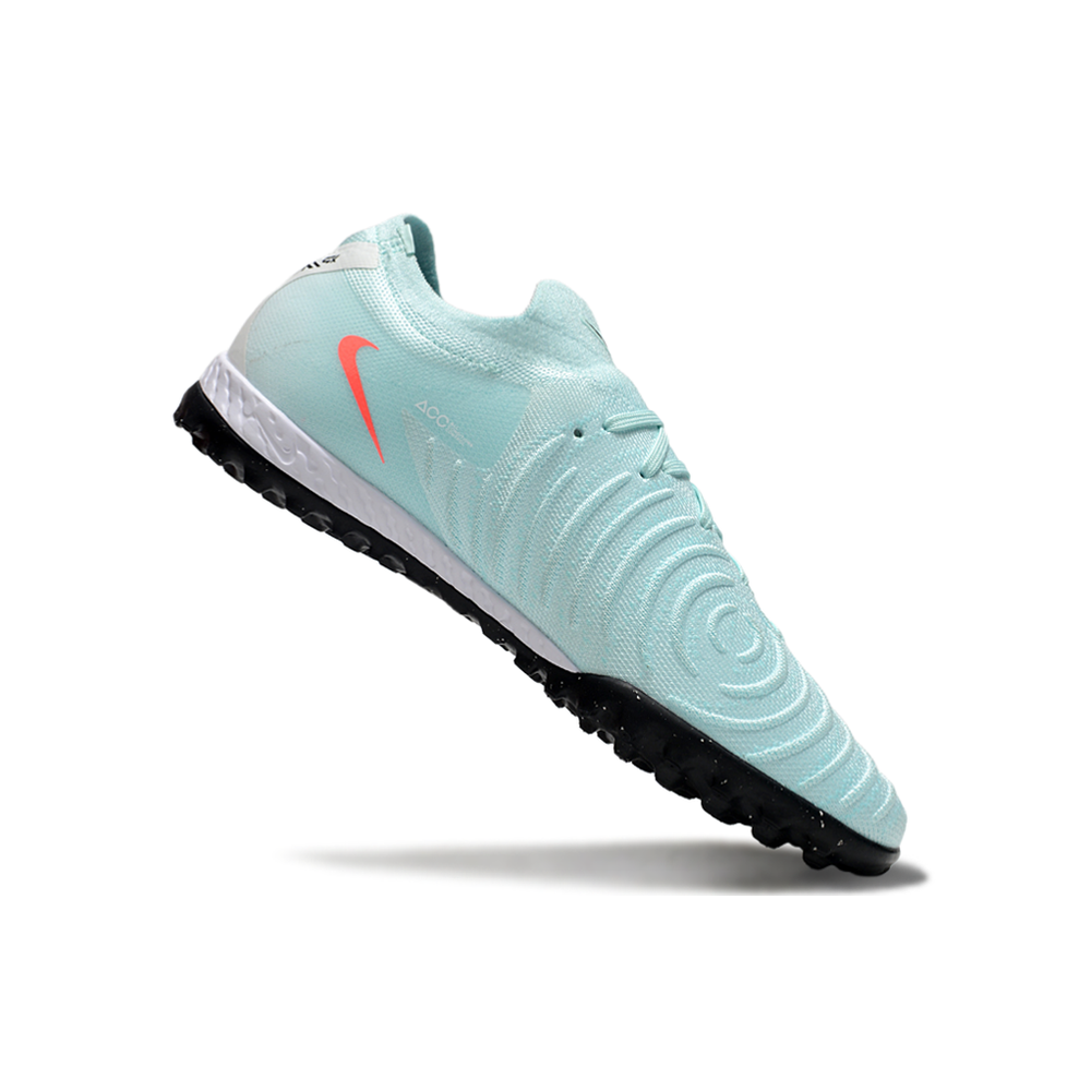 Chuteira Society Nike Phantom GX 2 Elite TF Verde e Laranja 