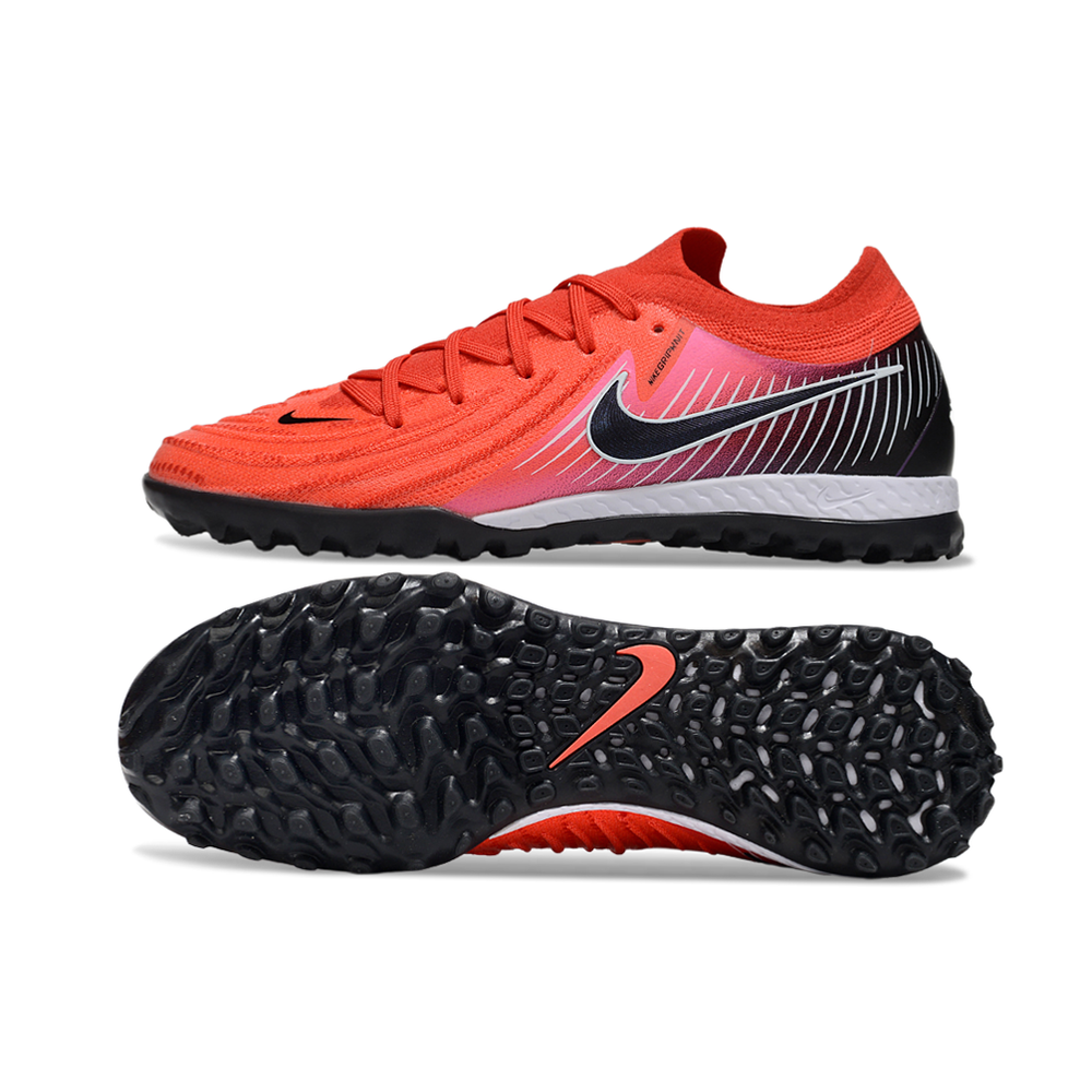 Chuteira Society Nike Phantom GX 2 Elite TF Vermelho e Preto