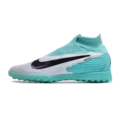 Chuteira Society Nike Phantom GX DF Elite Branca e Verde 