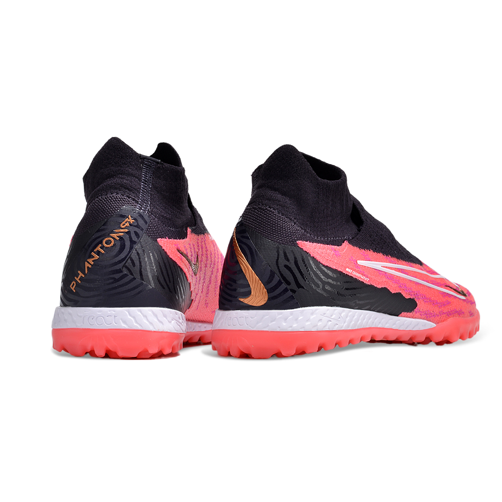 Chuteira Society Nike Phantom GX DF Elite Preta e Rosa 