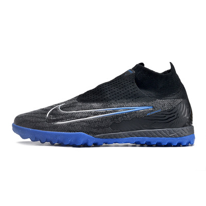Chuteira Society Nike Phantom GX DF Elite TF Preta e Azul 