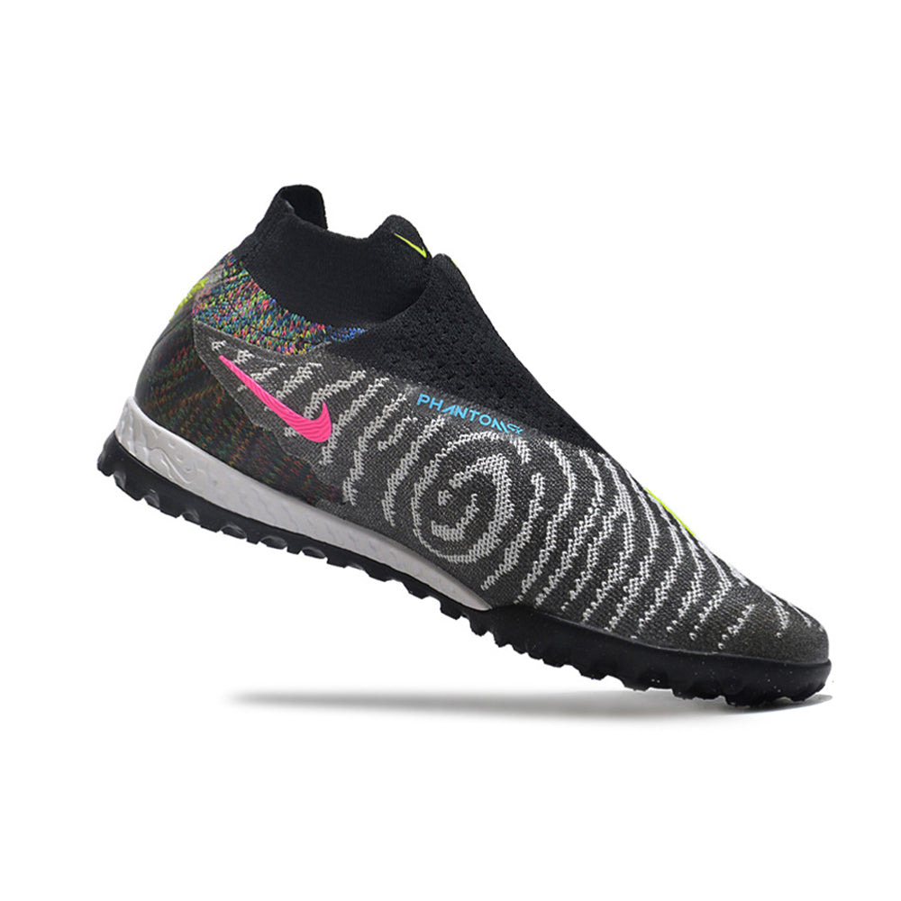 Chuteira Society Nike Phantom GX DF Elite TF Preta e Verde 
