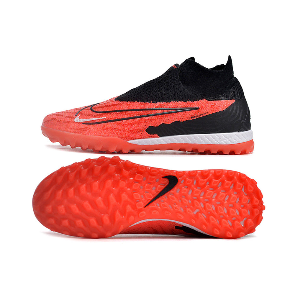Chuteira Society Nike Phantom GX DF Elite TF Preta e Vermelha 