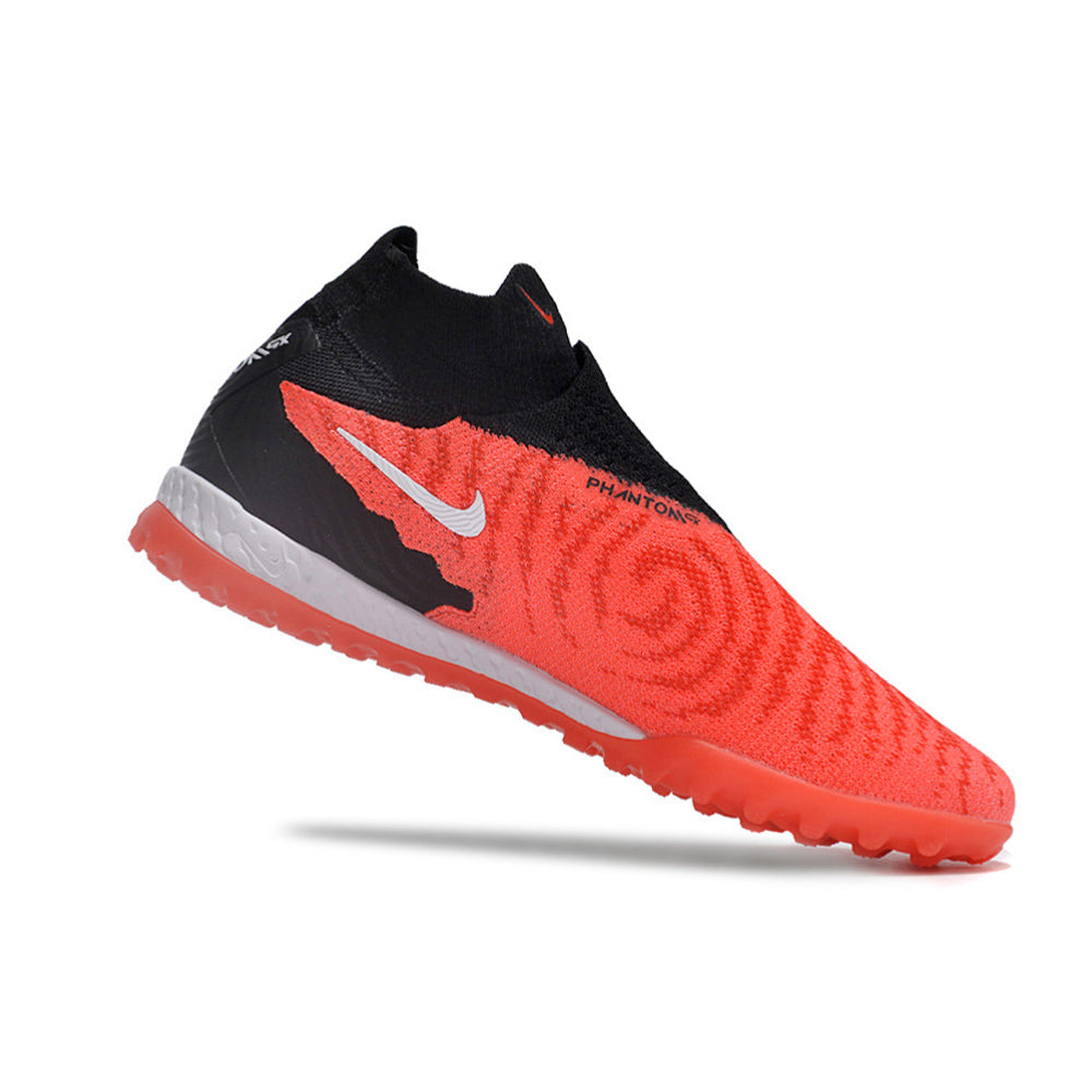 Chuteira Society Nike Phantom GX DF Elite TF Preta e Vermelha 