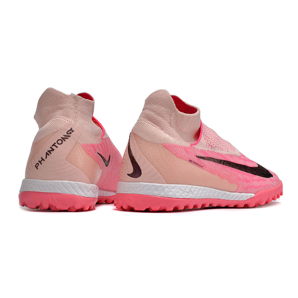 Chuteira Society Nike Phantom GX DF Elite TF Rosa
