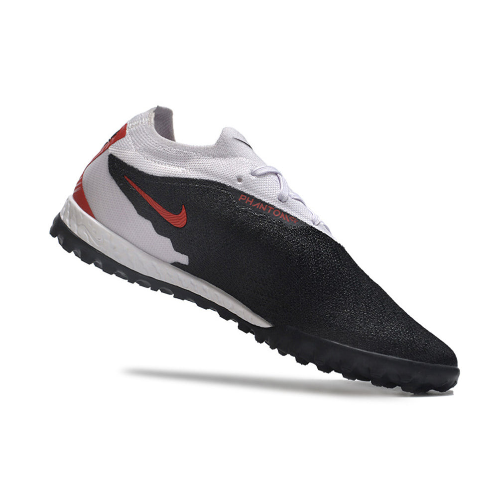 Chuteira Society Nike Phantom GX Elite TF Branca e Preta