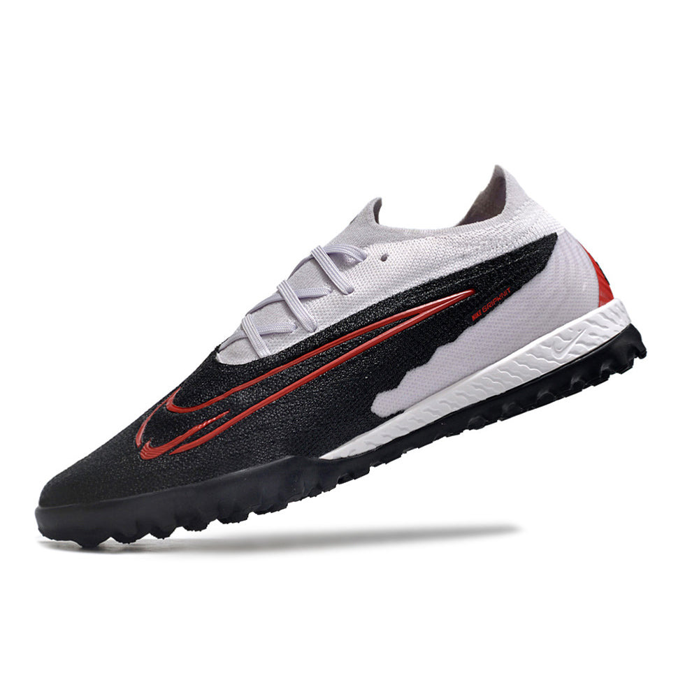 Chuteira Society Nike Phantom GX Elite TF Branca e Preta