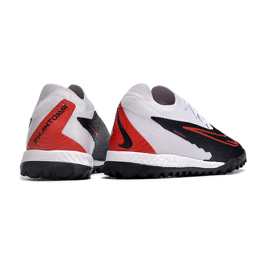 Chuteira Society Nike Phantom GX Elite TF Branca e Preta