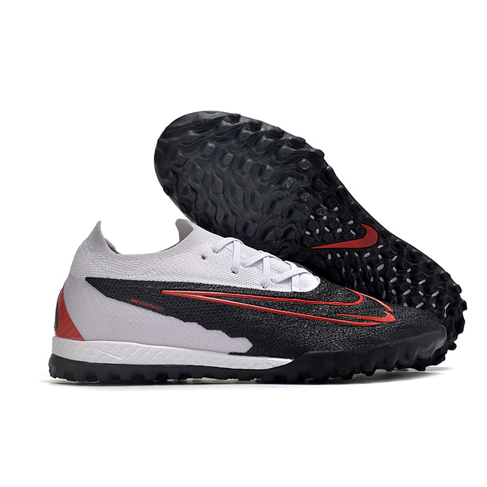 Chuteira Society Nike Phantom GX Elite TF Branca e Preta