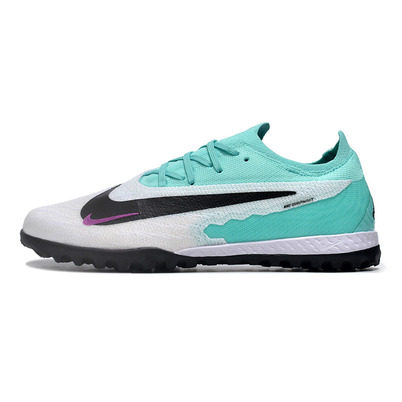 Chuteira Society Nike Phantom GX Elite TF Branca e Verde 