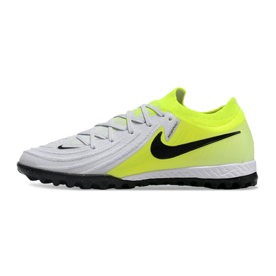 Chuteira Society Nike Phantom GX 2 Elite TF Cinza e Verde 