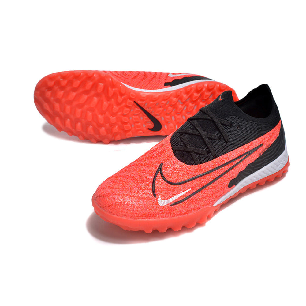 Chuteira Society Nike Phantom GX Elite TF Preta e Vermelha 