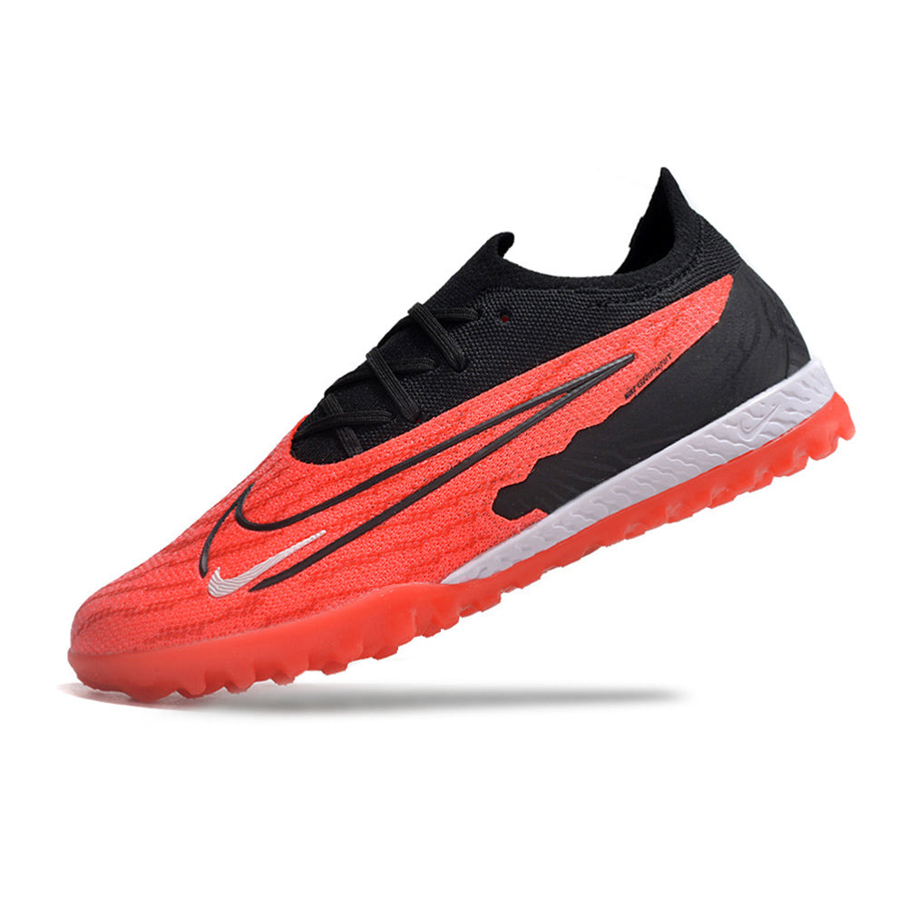 Chuteira Society Nike Phantom GX Elite TF Preta e Vermelha 