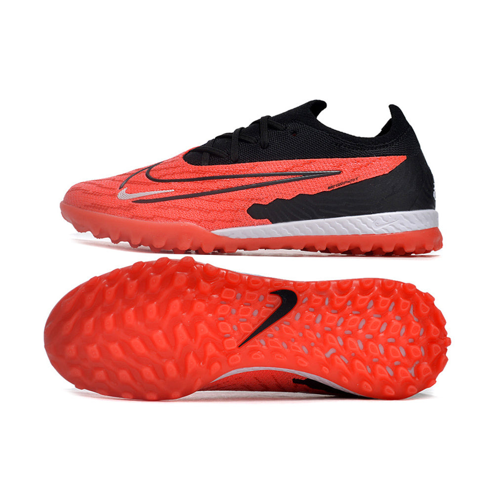 Chuteira Society Nike Phantom GX Elite TF Preta e Vermelha 