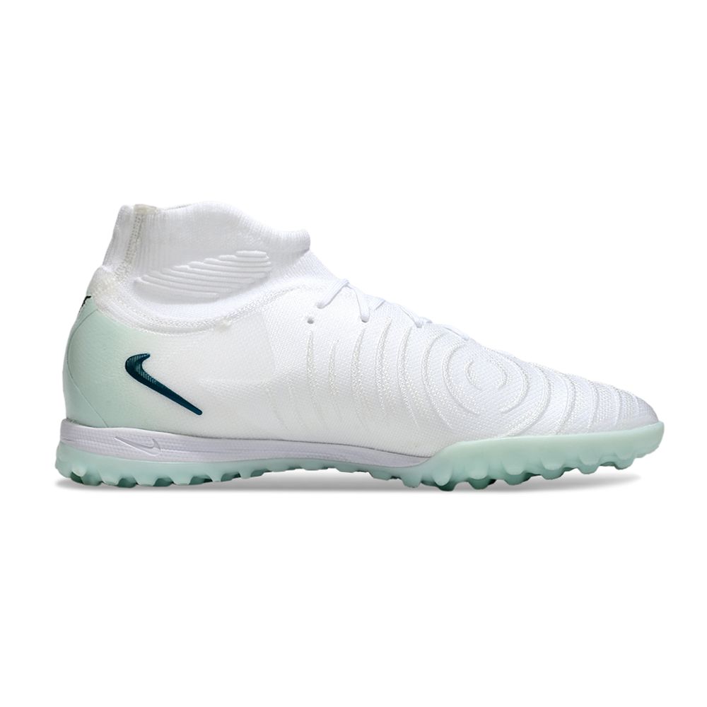 Chuteira Society Nike Phantom Luna 2 Elite TF Branco e Verde 