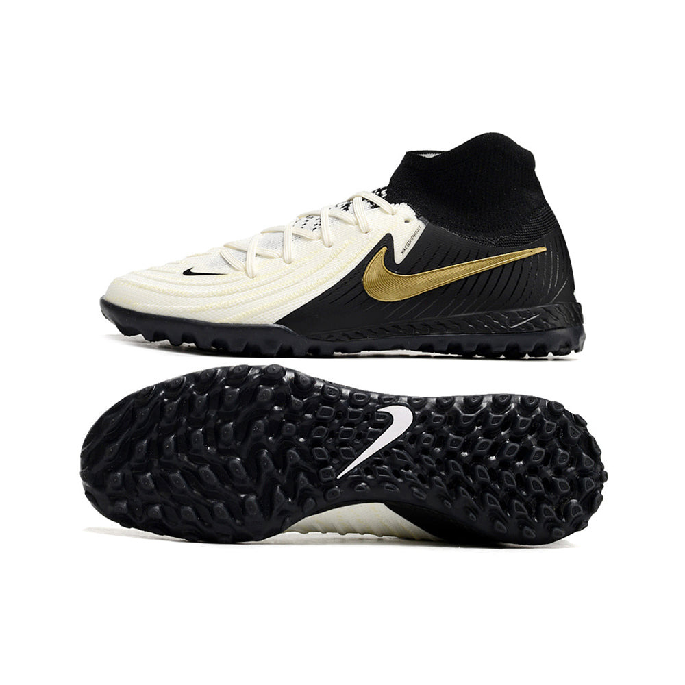 Chuteira Society Nike Phantom Luna 2 Elite TF Preta e Branca 