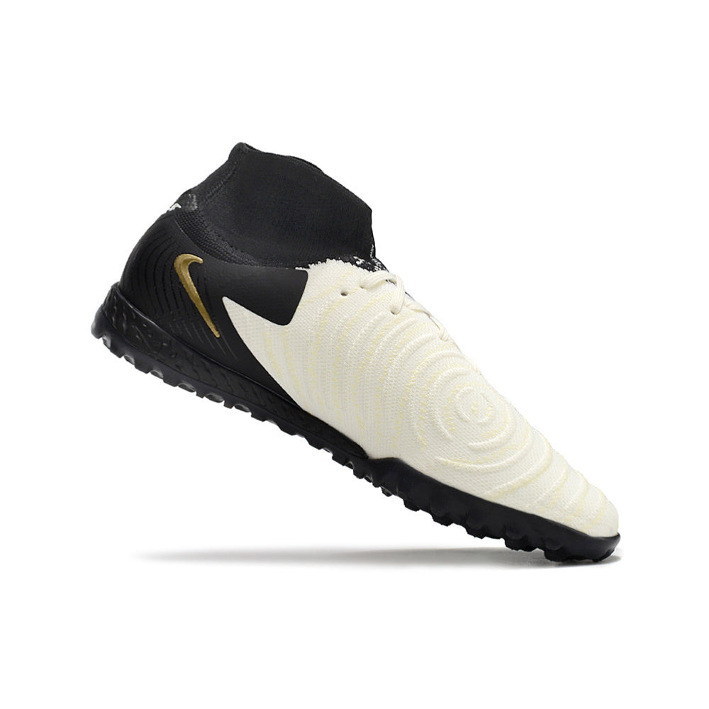 Chuteira Society Nike Phantom Luna 2 Elite TF Preta e Branca 