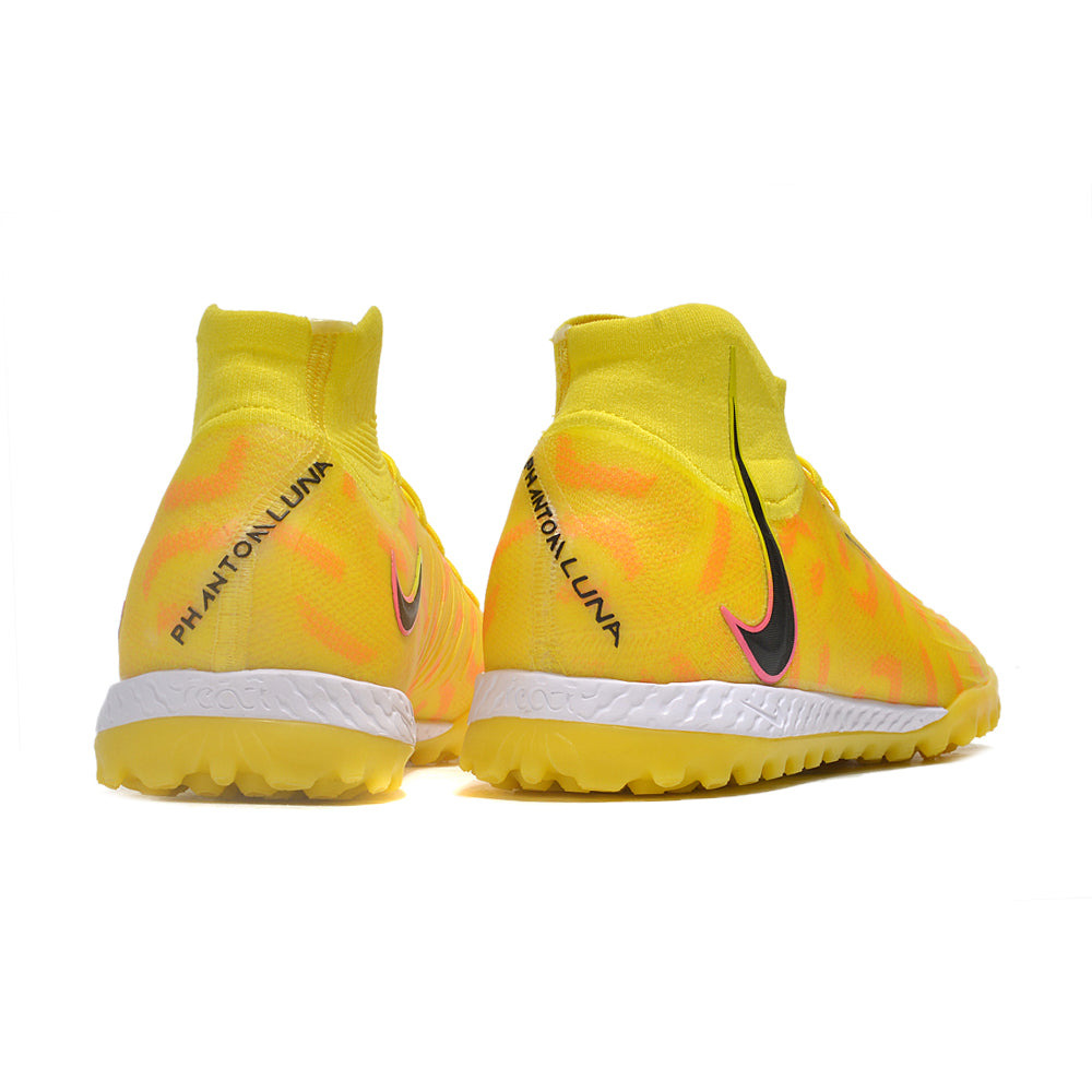 Chuteira Society Nike Phantom Luna Elite TF Amarela