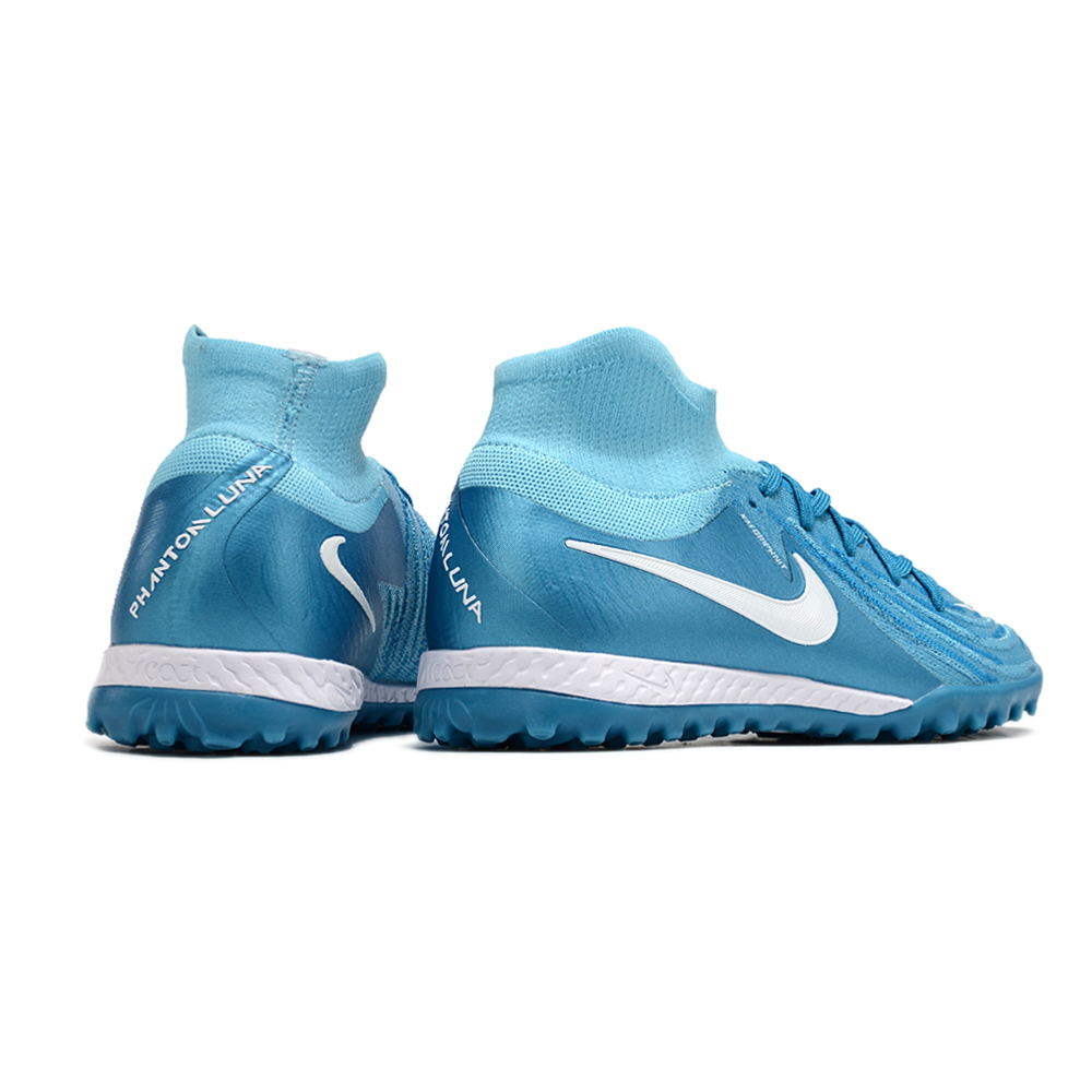 Chuteira Society Nike Phantom Luna Elite TF Azul 