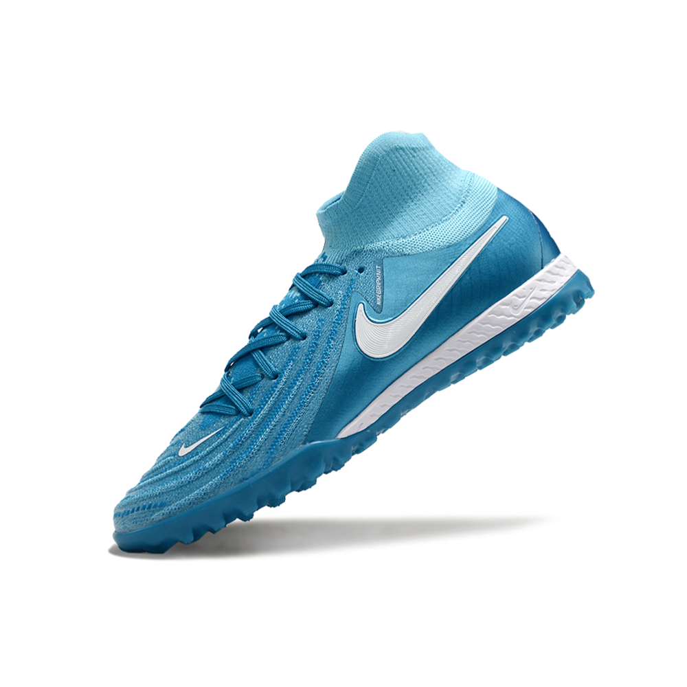 Chuteira Society Nike Phantom Luna Elite TF Azul 