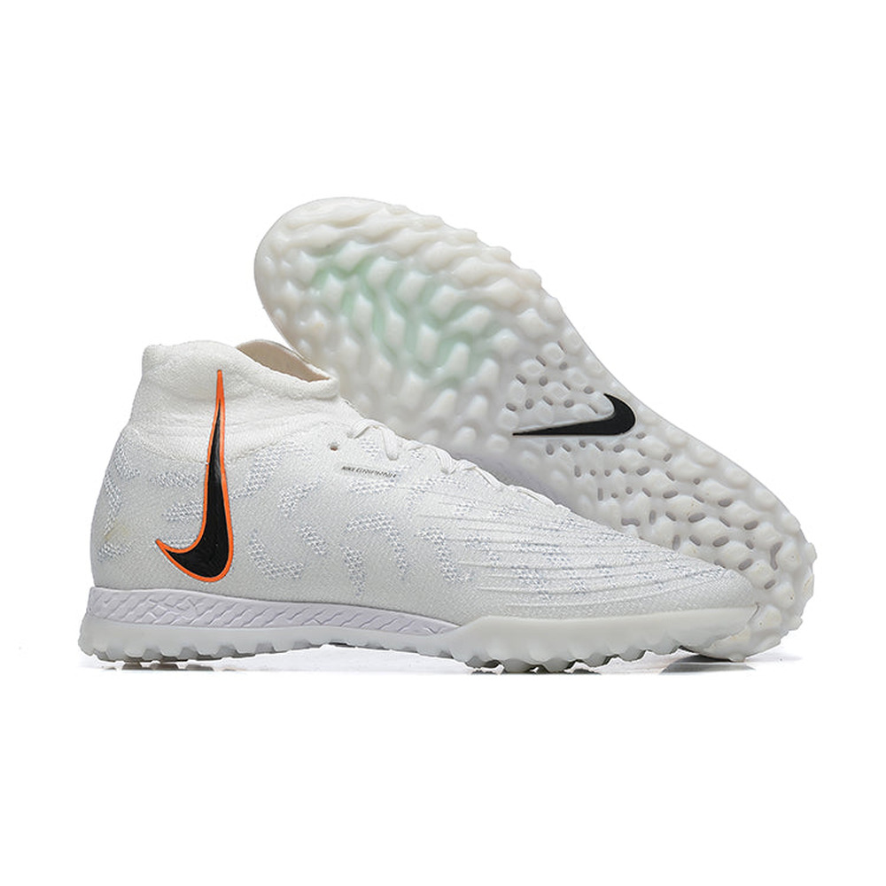 Chuteira Society Nike Phantom Luna Elite TF Branca 