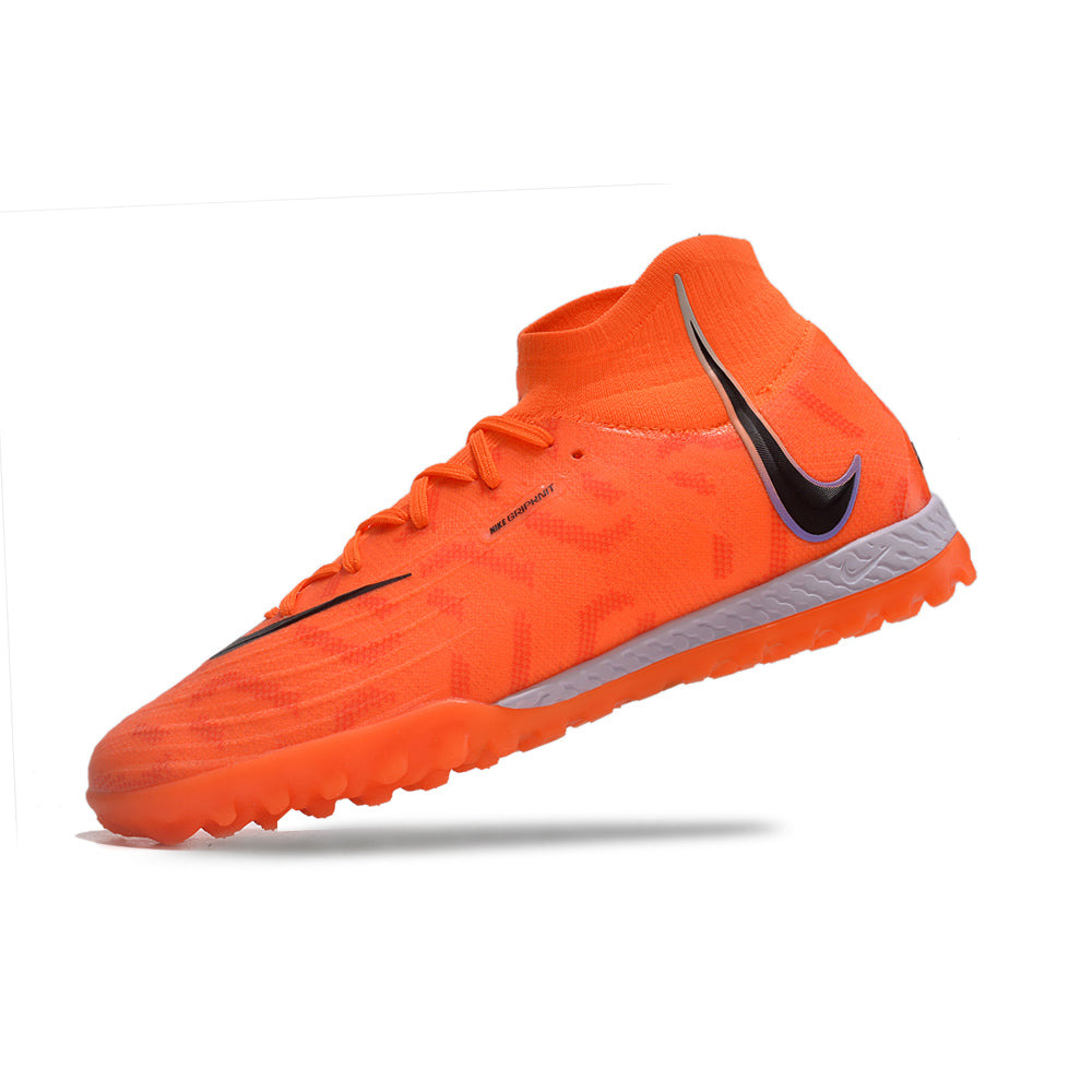Chuteira Society Nike Phantom Luna Elite TF Laranja 