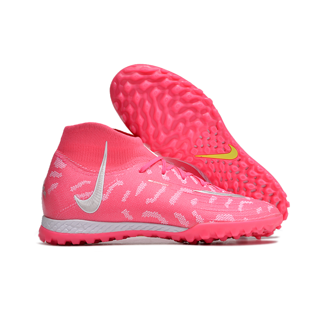 Chuteira Society Nike Phantom Luna Elite TF Rosa