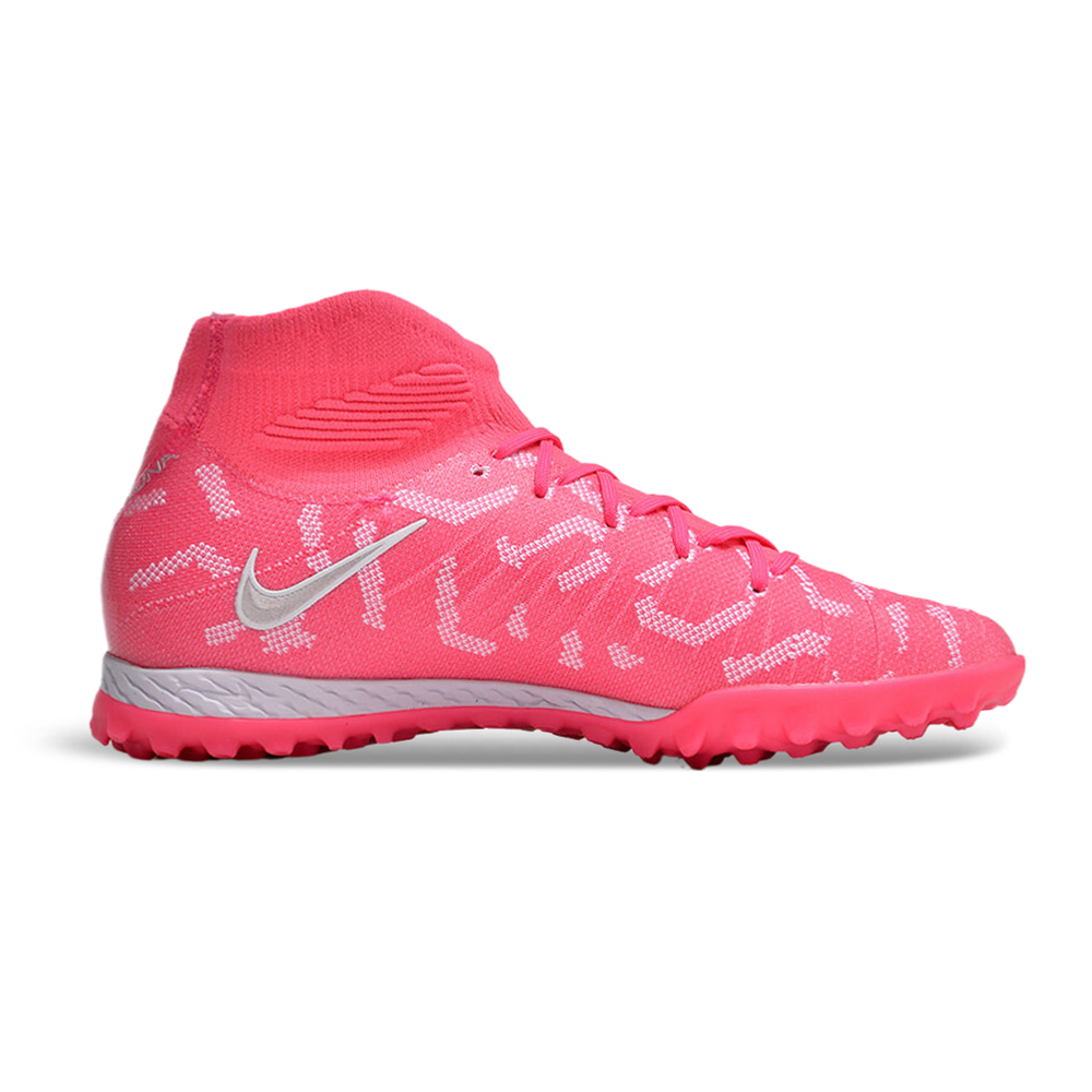 Chuteira Society Nike Phantom Luna Elite TF Rosa