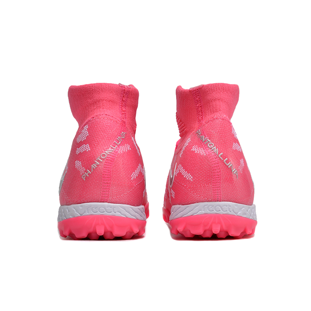 Chuteira Society Nike Phantom Luna Elite TF Rosa