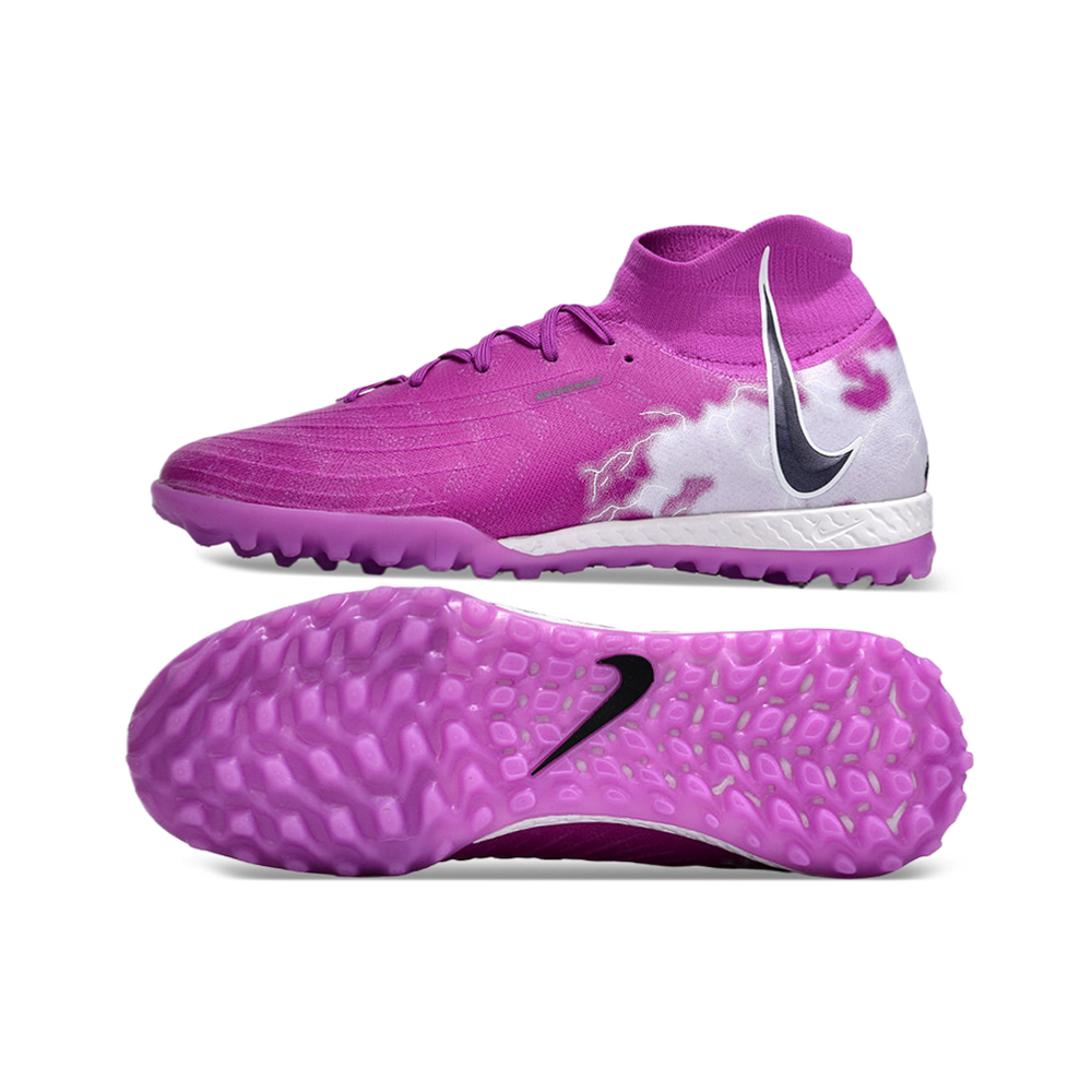 Chuteira Society Nike Phantom Luna Elite TF Roxa 