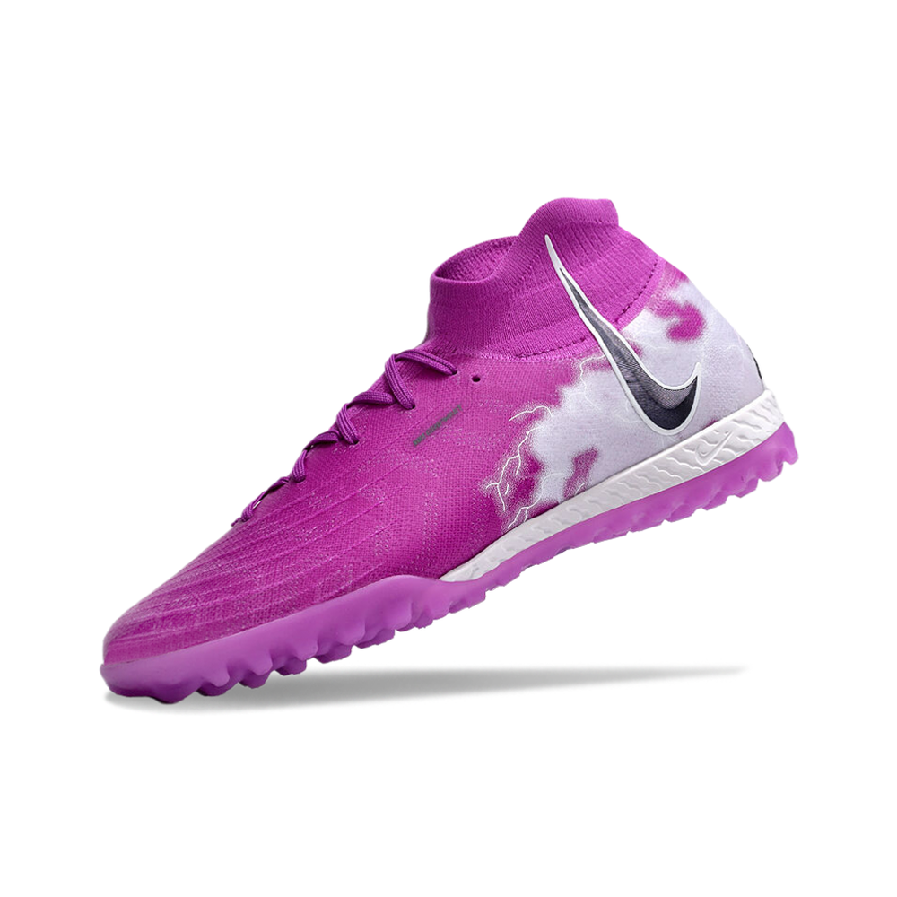 Chuteira Society Nike Phantom Luna Elite TF Roxa 