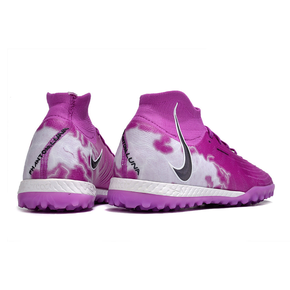 Chuteira Society Nike Phantom Luna Elite TF Roxa 