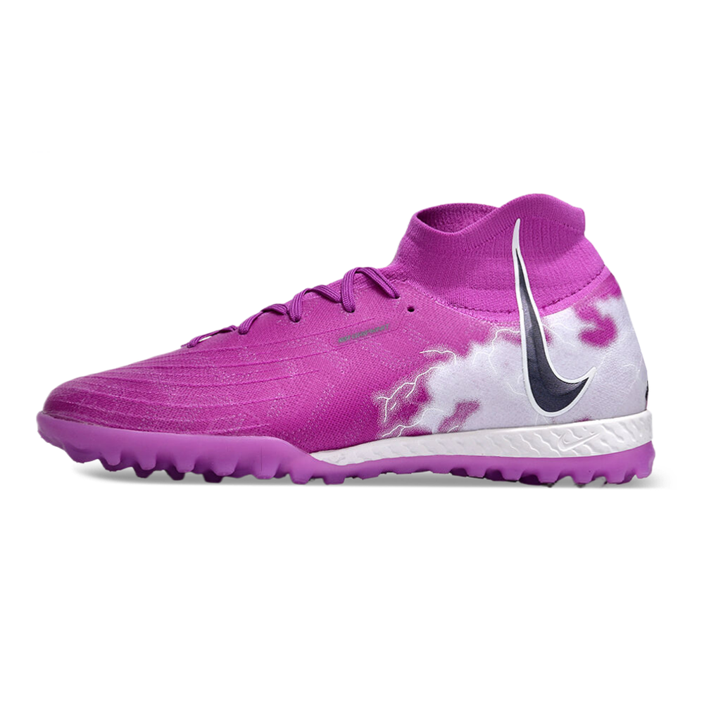 Chuteira Society Nike Phantom Luna Elite TF Roxa 