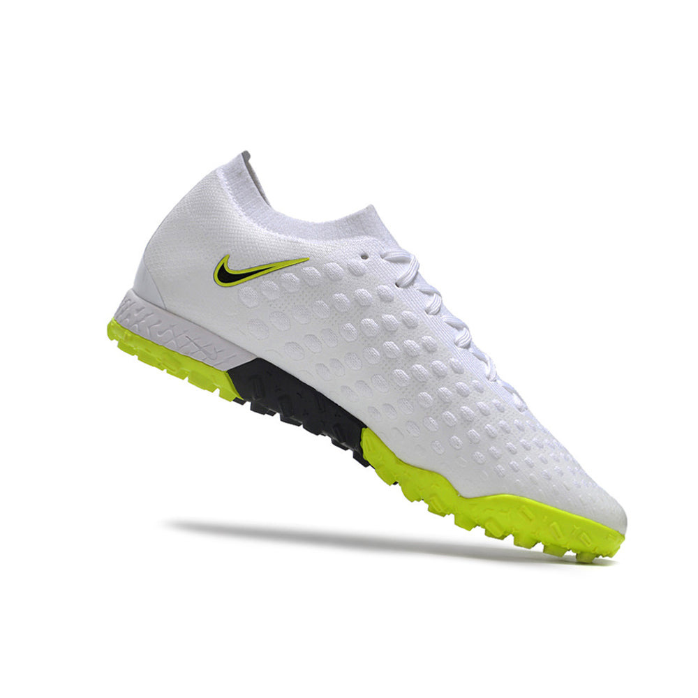 Chuteira Society Nike Phantom Ultra Venom Elite TF Branca e Verde