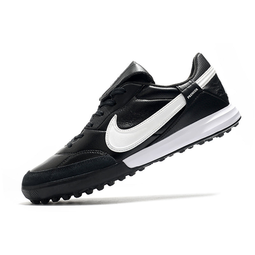 Chuteira Society Nike Premier 3 TF Preta e Branca