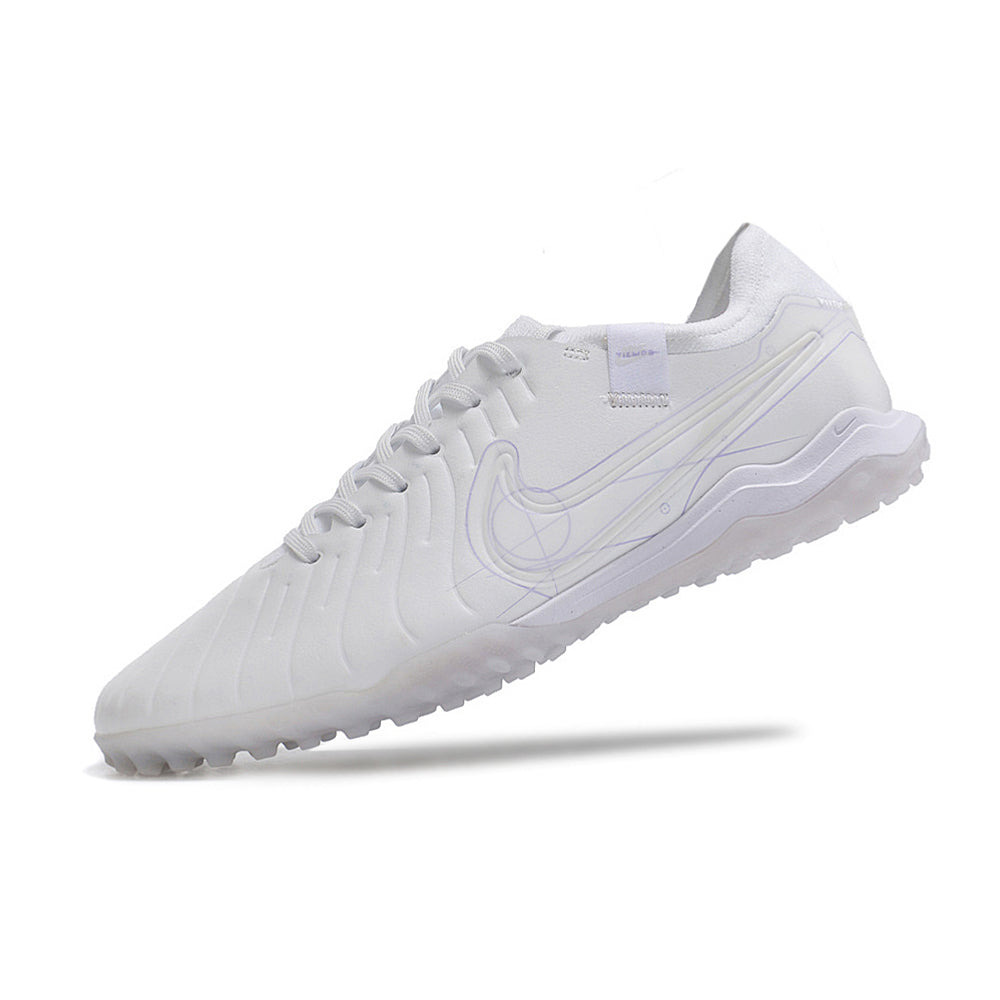 Chuteira Society Nike Tiempo Legend 10 Pro TF Branca 