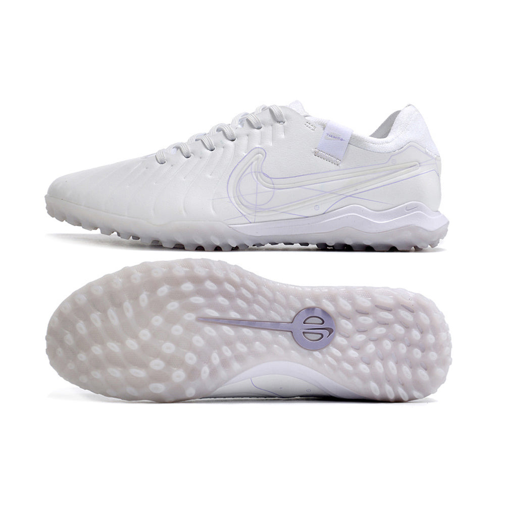 Chuteira Society Nike Tiempo Legend 10 Pro TF Branca 