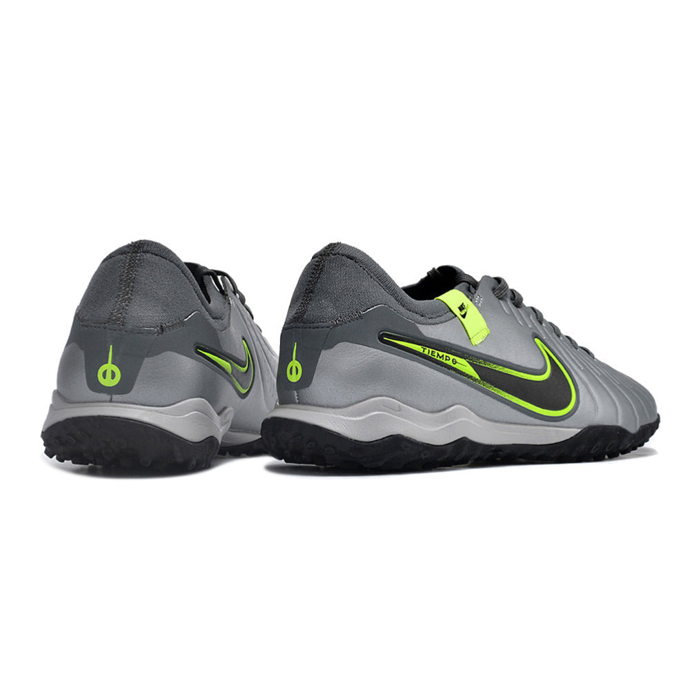 Chuteira Society Nike Tiempo Legend 10 Pro TF Cinza, Preta e Verde