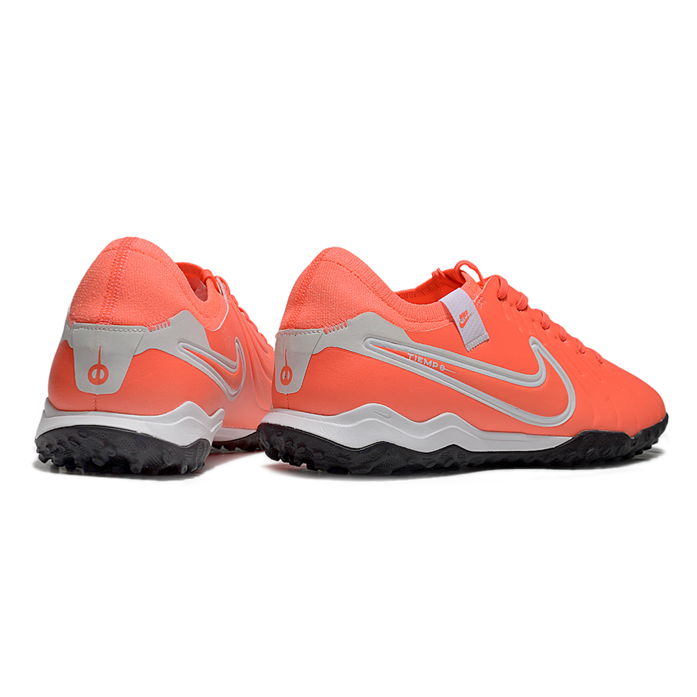 Chuteira Society Nike Tiempo Legend 10 Pro TF Laranja 